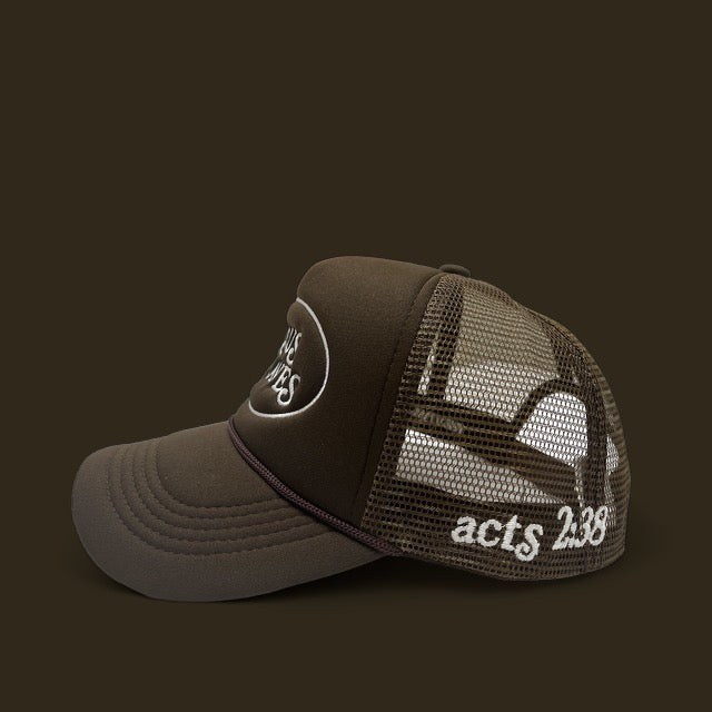 Jésus sauve la casquette de camionneur