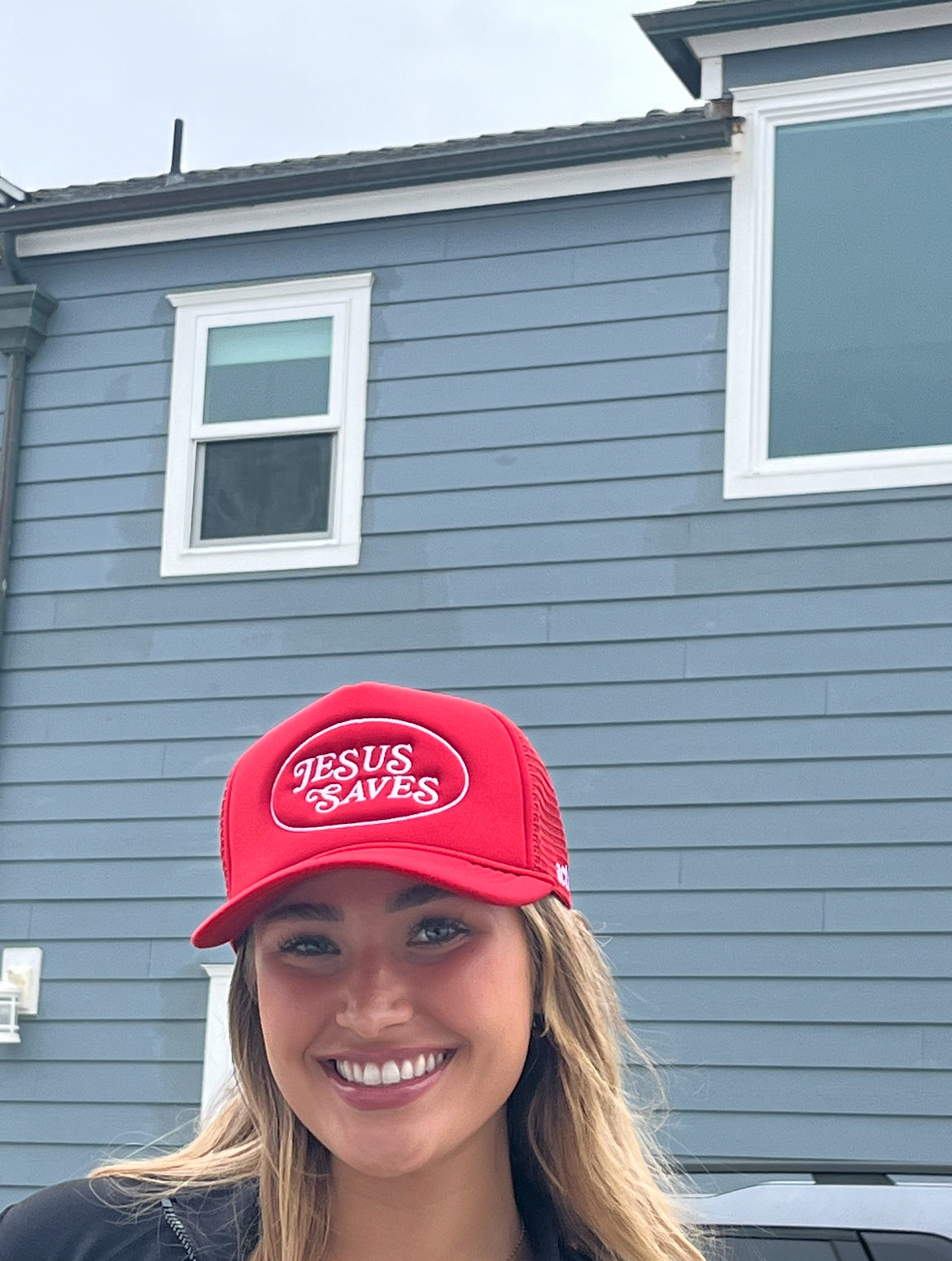 Jésus sauve la casquette de camionneur