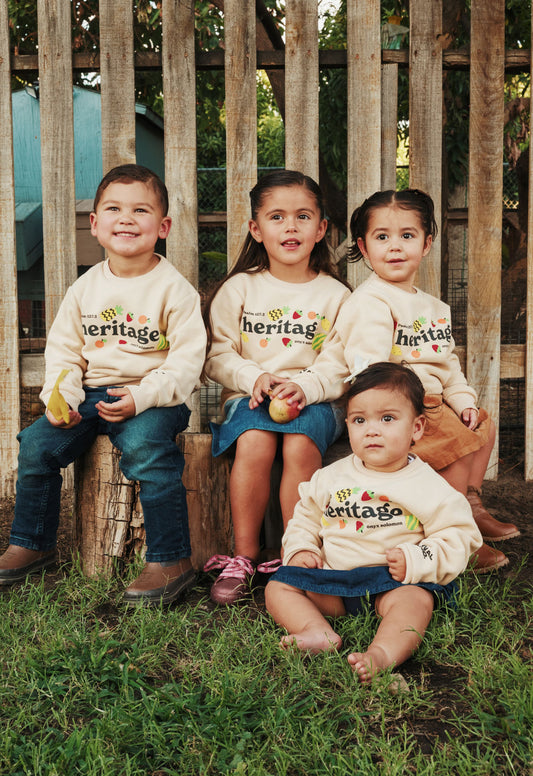 Kids Heritage Sweater - oynx solomon collection