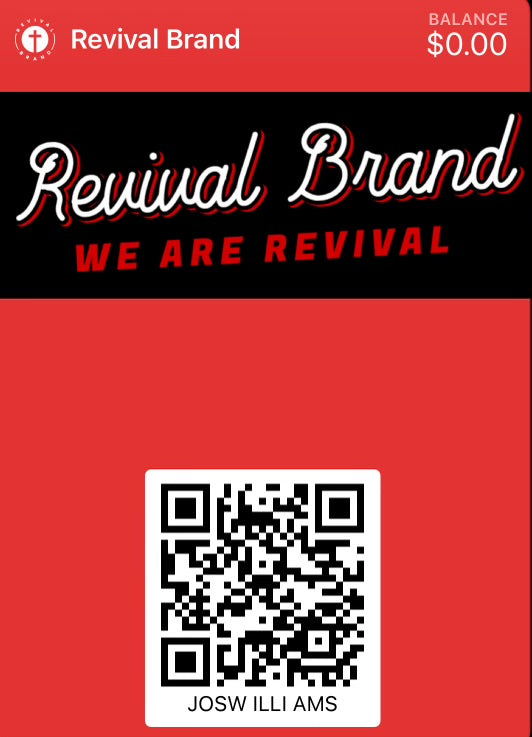 Revival Brand gift card