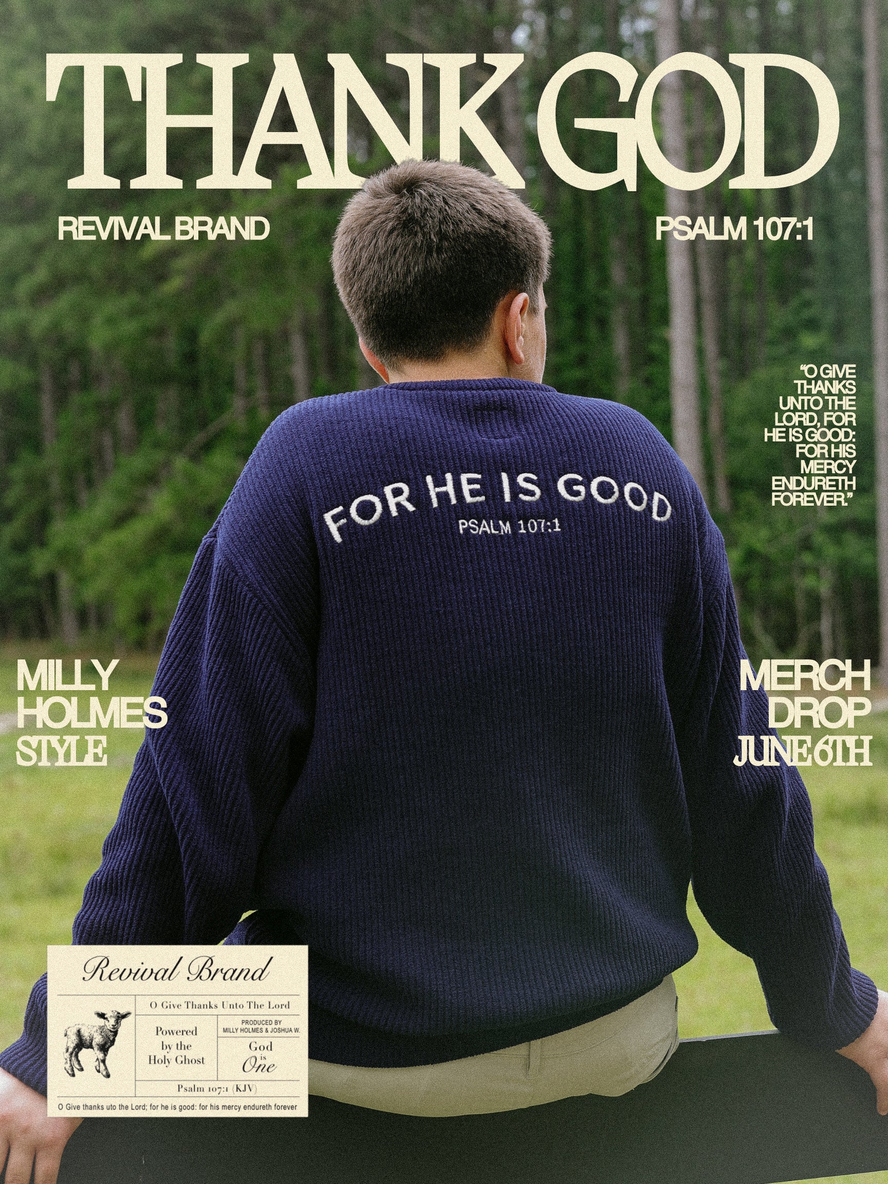 Thank God Milly Holmes Sweater