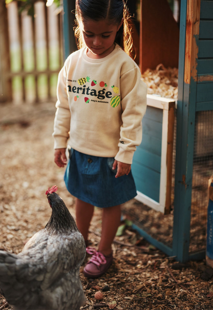 Kids Heritage Sweater - oynx solomon collection