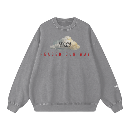 Headed Our Way Oversized Sweatshirt