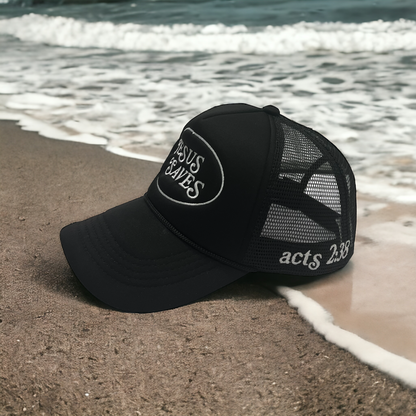 Jésus sauve la casquette de camionneur