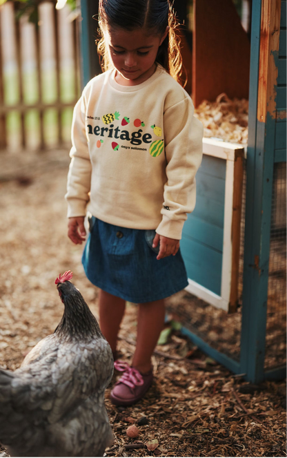 Kids Heritage Sweater - oynx solomon collection