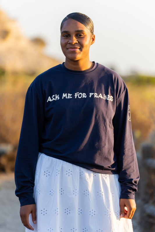 Ask Me For Prayer Long Sleeve Shirt