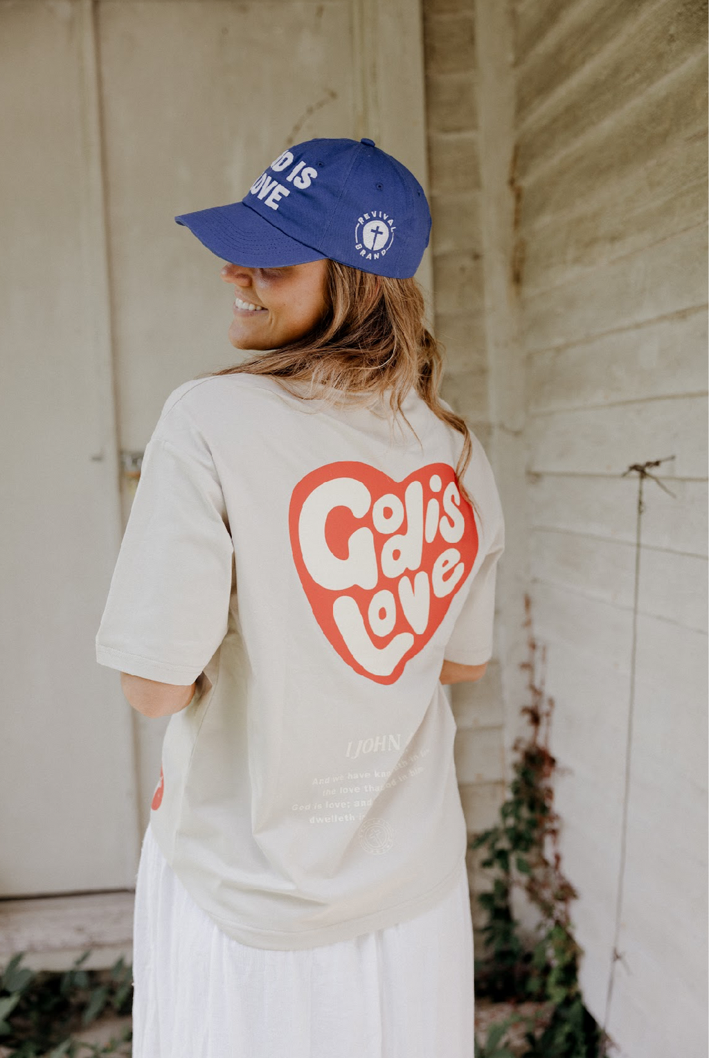God Is Love Oversized Cortee Shirt