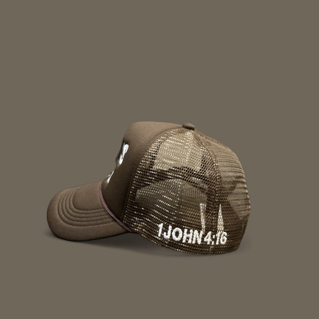 Casquette de camionneur Dieu est amour