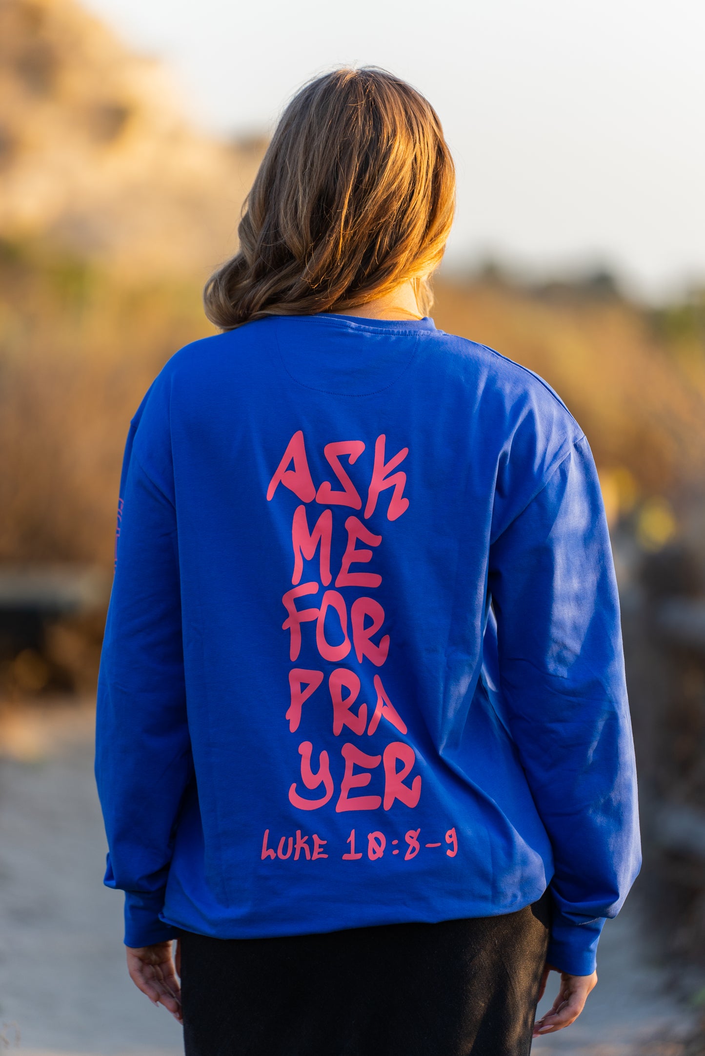 Ask Me For Prayer Long Sleeve Shirt