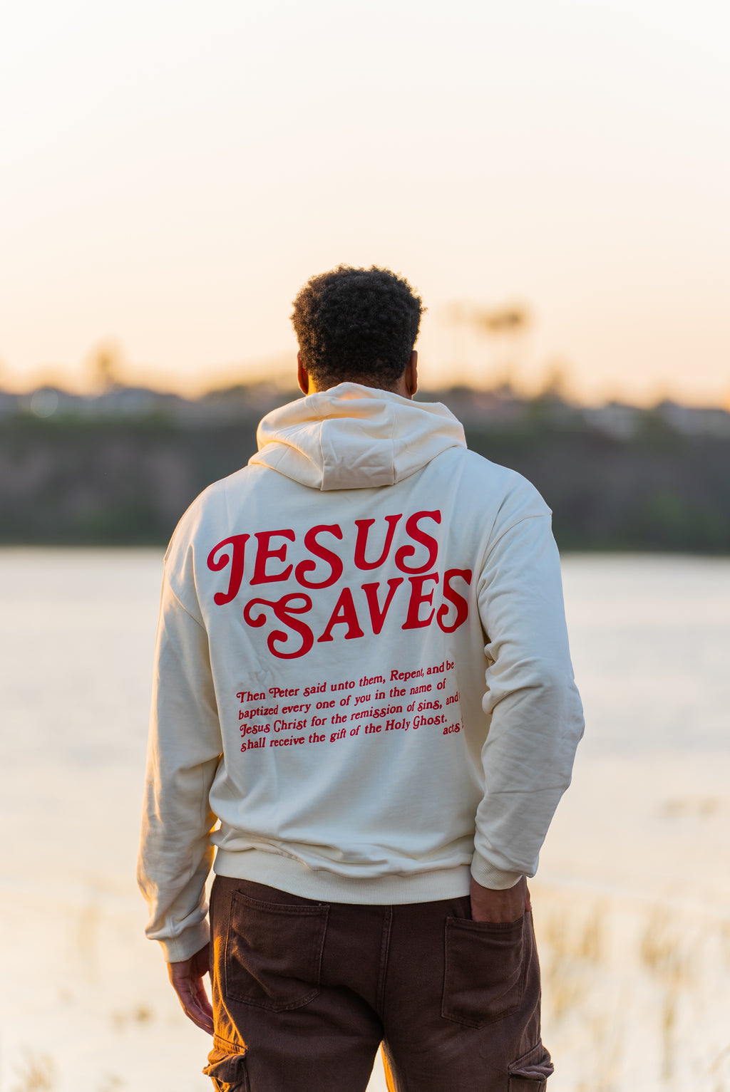 Sweat à capuche Jésus sauve