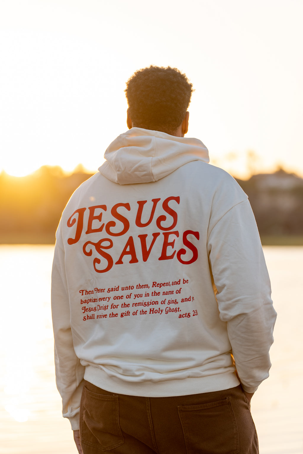 Sweat à capuche Jésus sauve