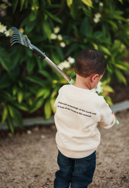 Kids Heritage Sweater - oynx solomon collection