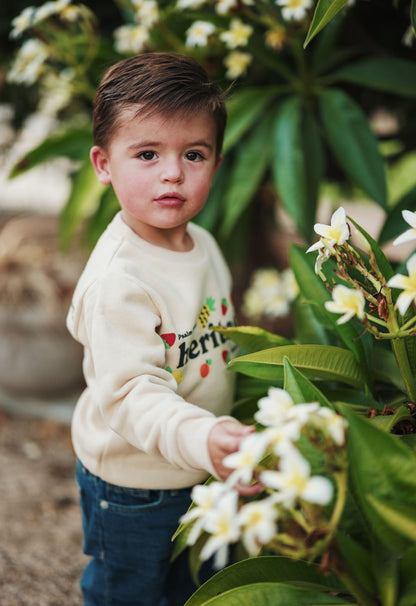 Kids Heritage Sweater - oynx solomon collection