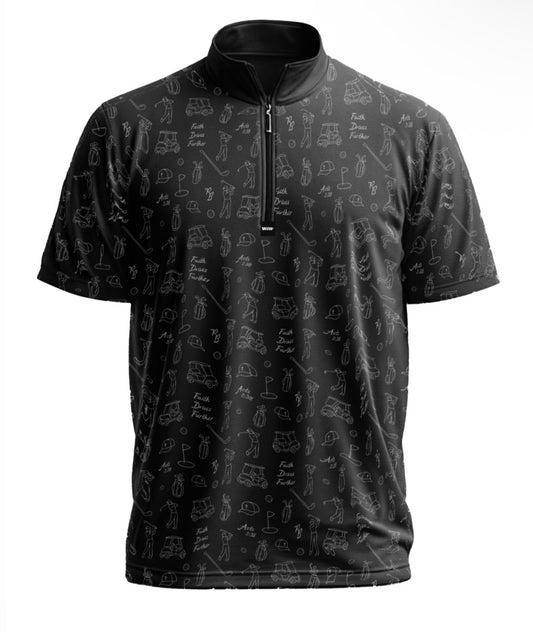 Mark's Fun Print Quarter Zipper