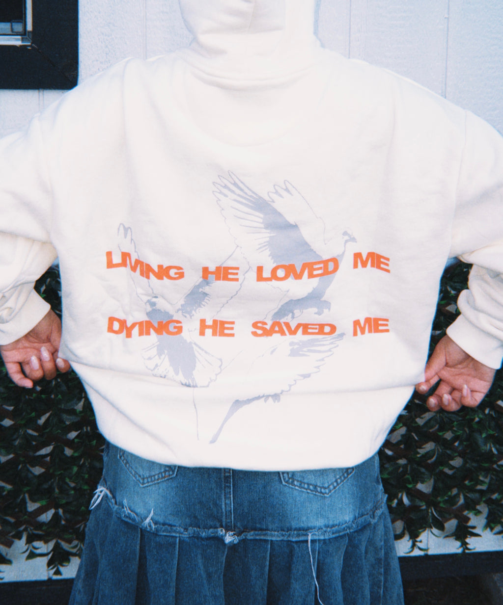 Living He Loved Me DRJ Hoodies