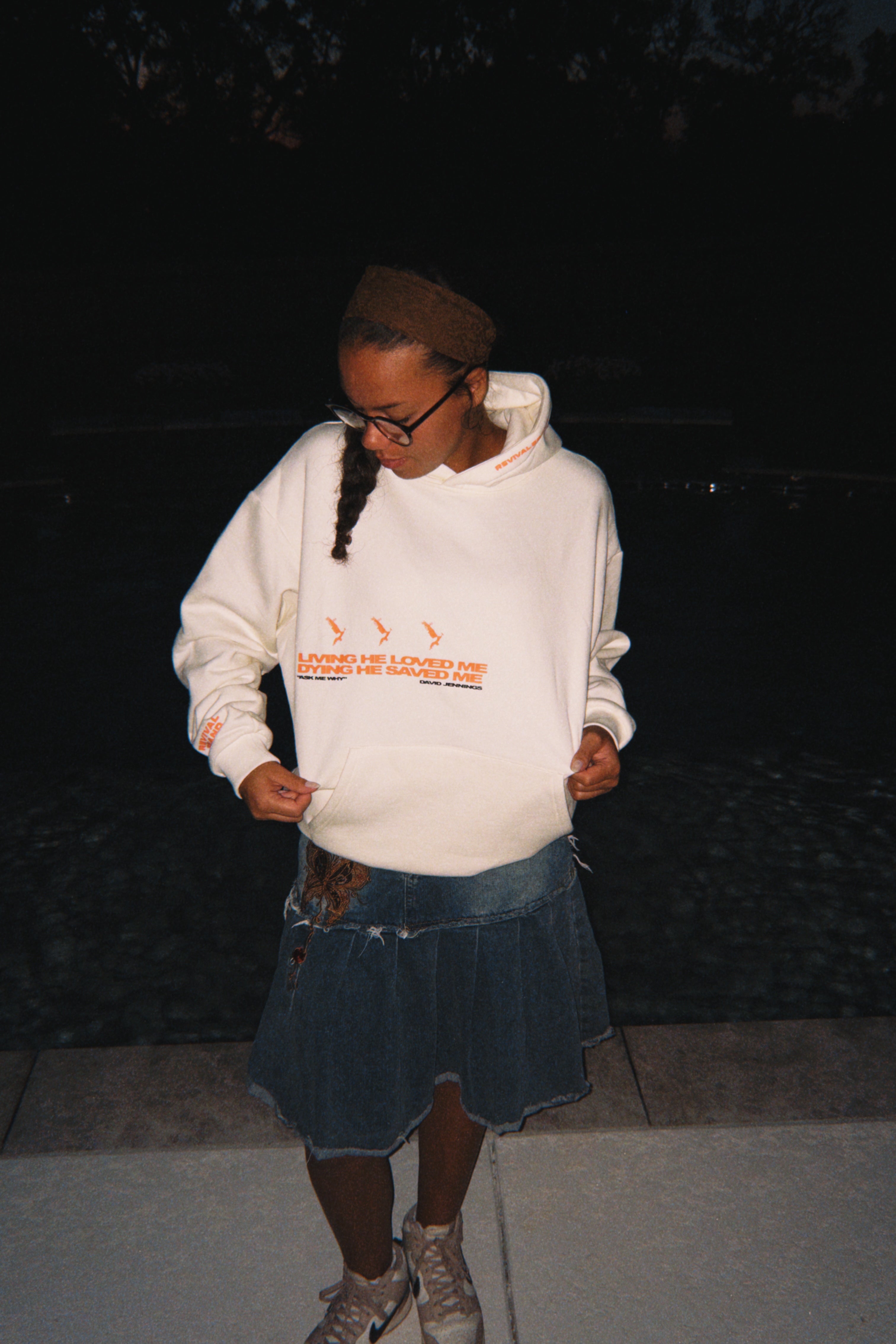 Living He Loved Me DRJ Hoodies