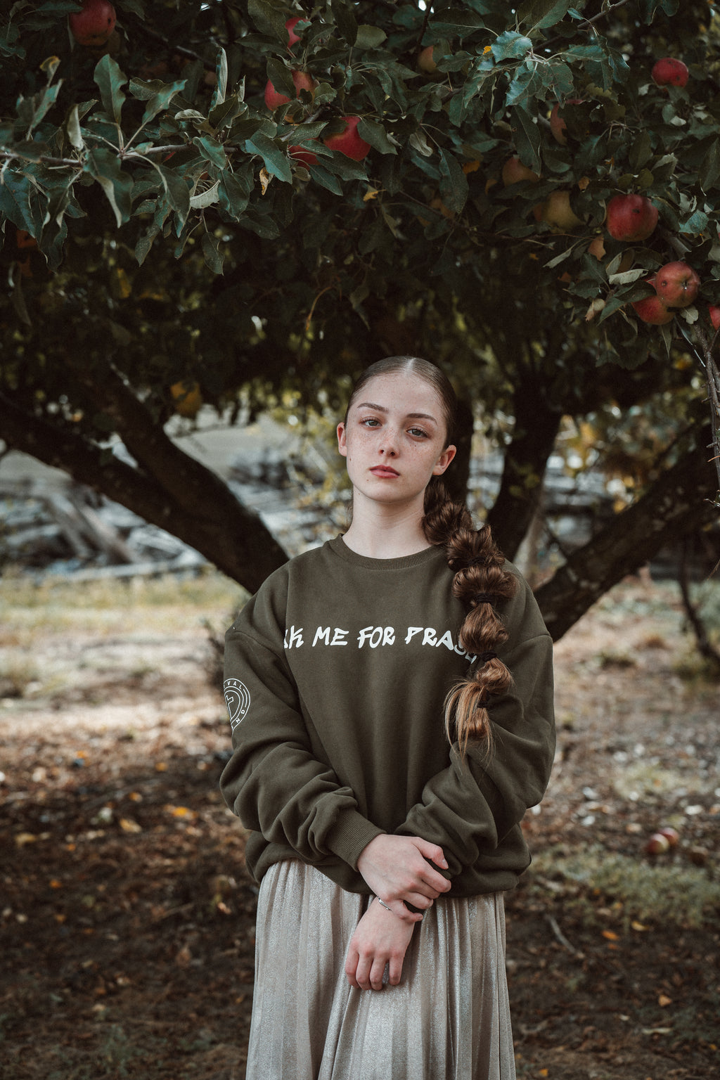 Ras du cou « Demandez-moi une prière »