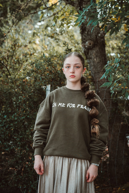 Ras du cou « Demandez-moi une prière »