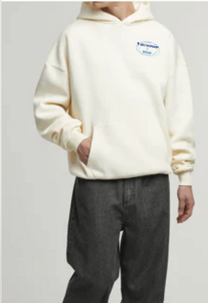 What A God Cream Hoodie