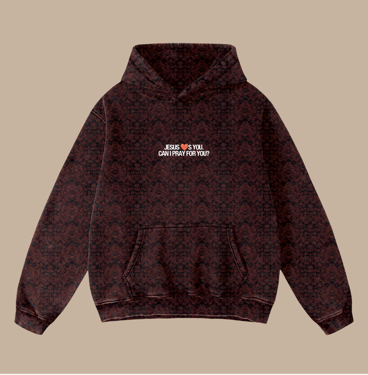 Rose Oversize Hoodie