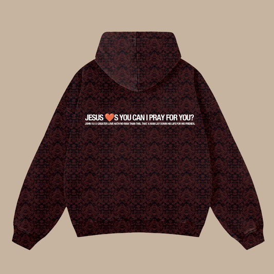 Rose Oversize Hoodie