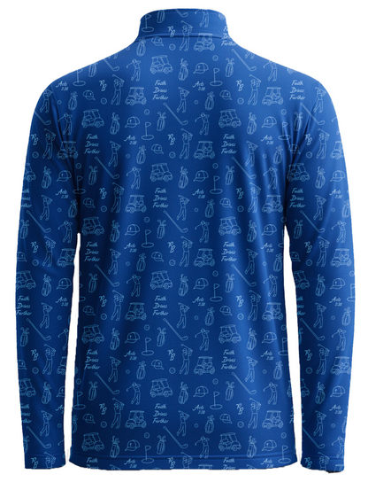 Mark's Fun Print Quarter Zipper