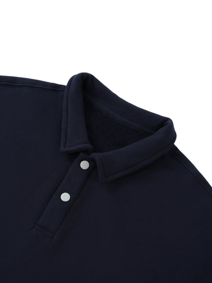Kingdom Polo-Collar Sweatshirt